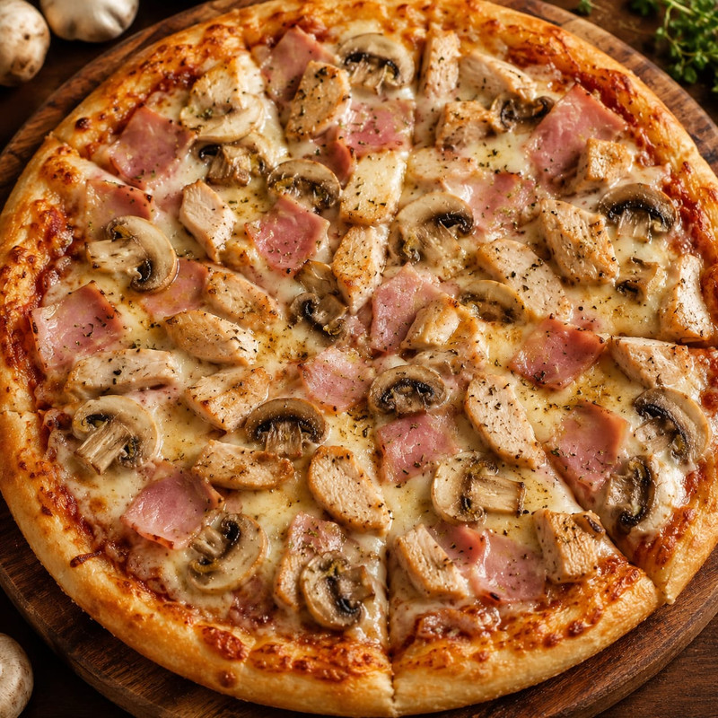 Chicken Ham & Mushroom