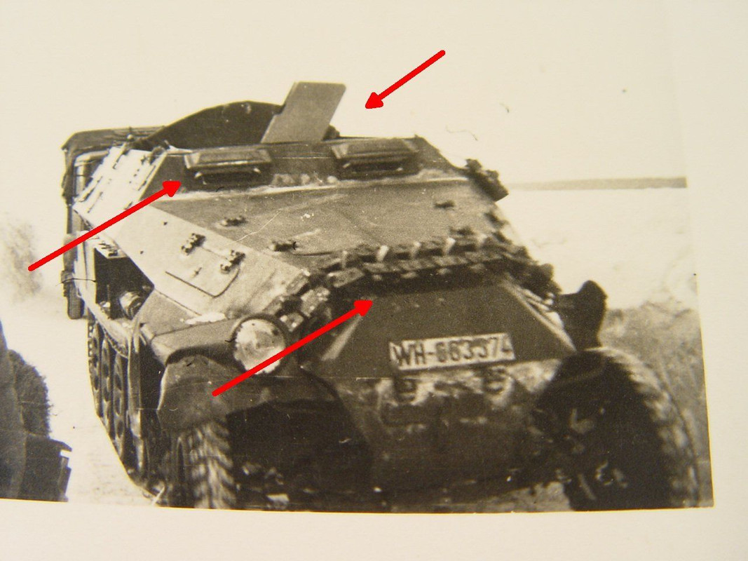 Foto, Halbkette Hanomag, Sd.Kfz. 251, Schützenpanzerwagen, SPW