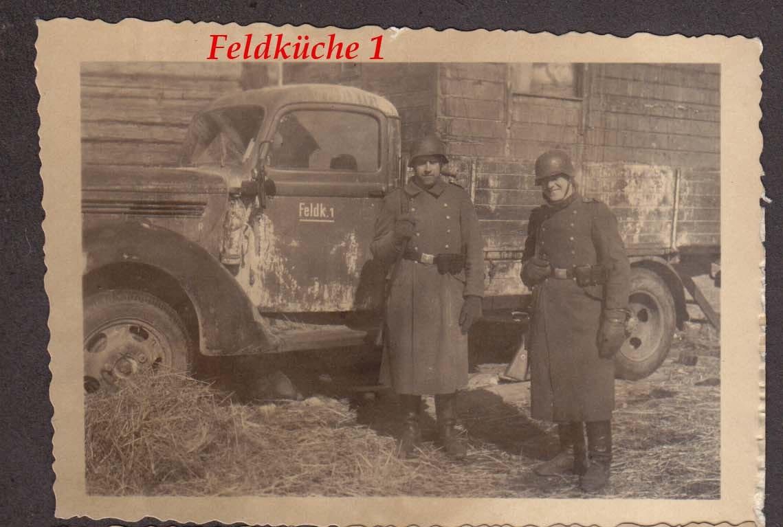 Feldküche LKW Camion Truckl Russland Winterkampf