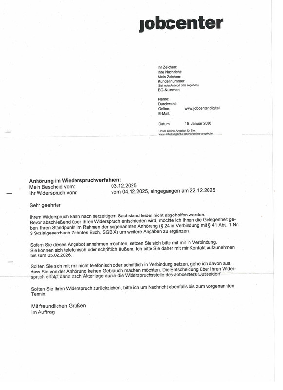 Anhoerung Widerspruch 15 1 26