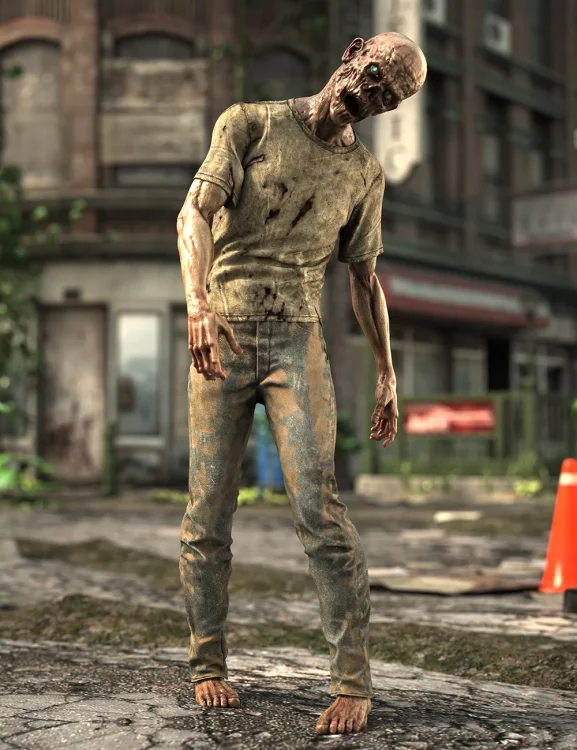 Long Time Dead: Zombie Character and Clothes for Genesis 9