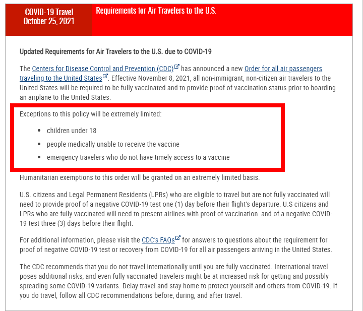 Coronavirus en USA: Nuevos requisitos, test, trámites - Foro USA y Canada