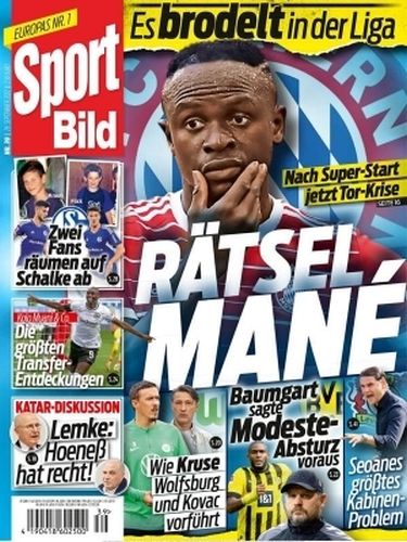 Cover: Sport Bild Magazin No 39 vom 28  September 2022