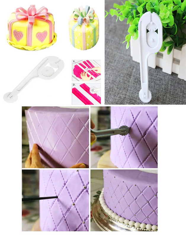 Cortador modelador costuras en fondant