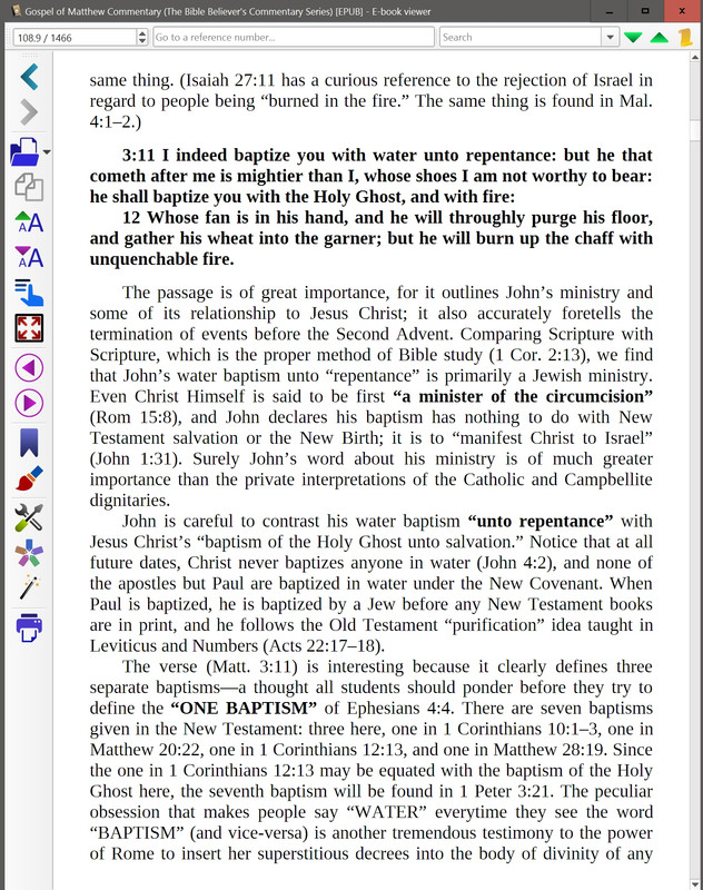 Ruckman Commentary on Matt 3.11-12 1