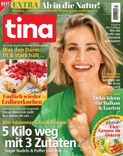 Cover: Tina Frauenmagazin No 13 vom 22  M&auml;rz 2023