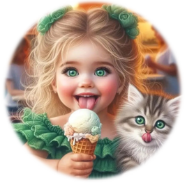 YES-Girl-with-ice-cream-cone-and-cat-jpg-resized