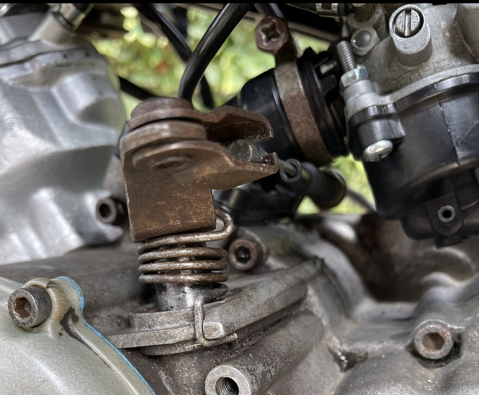 Clutch actuator popping up Scooter Forums