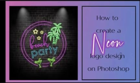 Photoshop basics: How to create a simple neon logo design