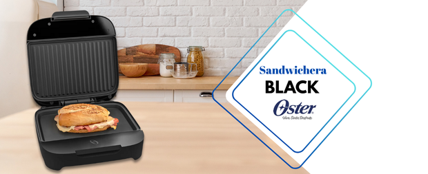 Banner sandwichera y tostadora eléctrica