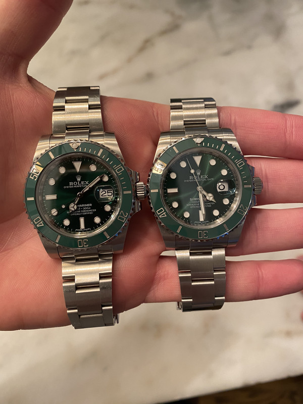 Noob v10 hulk side by side with gen hulk - Replica Watch Info