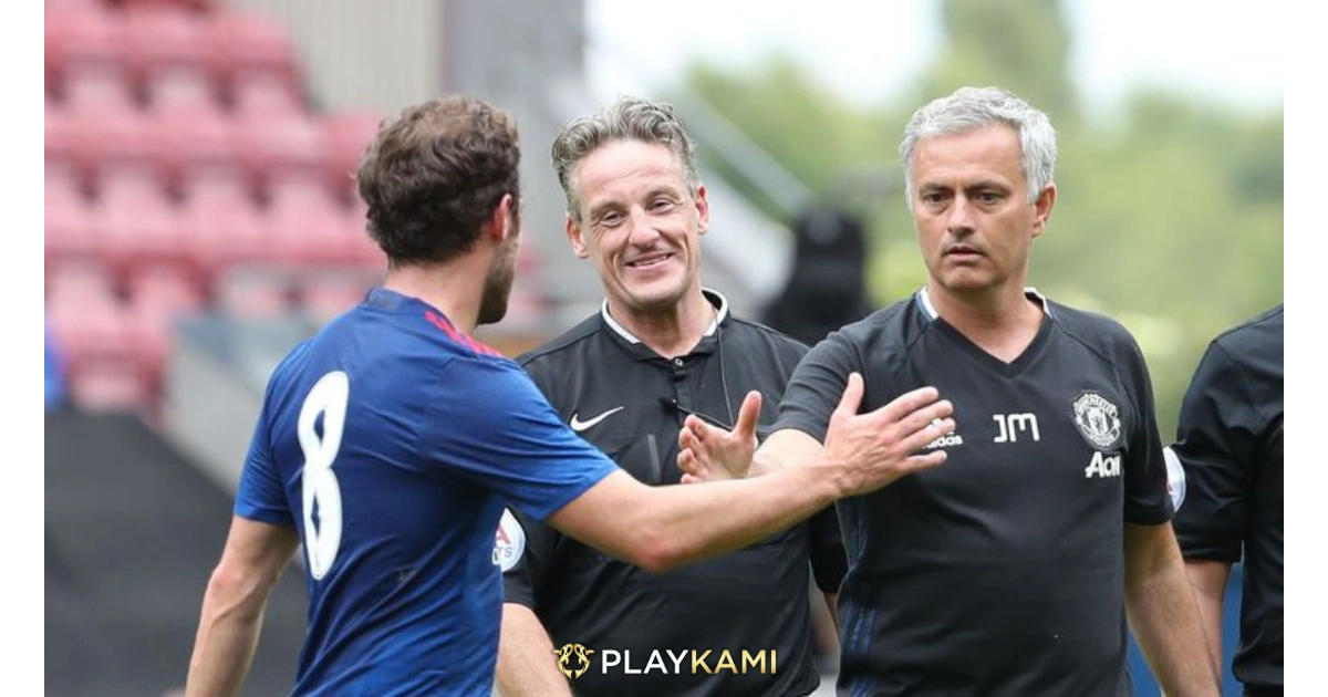 Jose Mourinho dan Juan Mata
