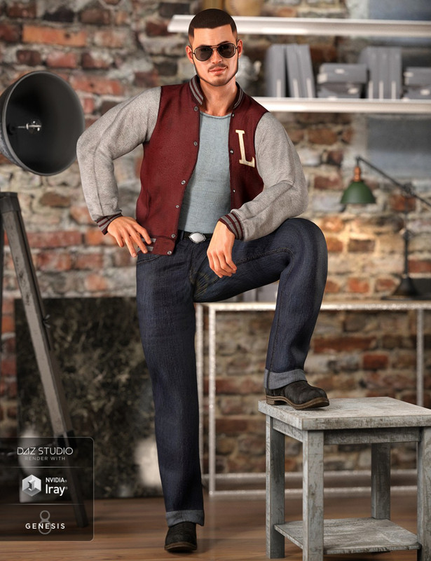 dForce Outsider Outfit for Genesis 8 Male(s)