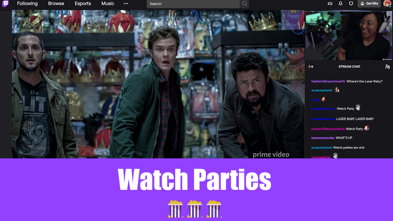 Twitch lanza a nivel mundial los Videos Grupales “Watch Parties” Twitch lanza a nivel mundial los Videos Grupales “Watch Parties”