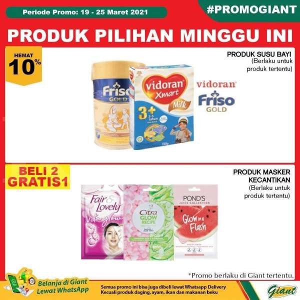 Katalog Promo Giant 19-25 Maret 2021 
