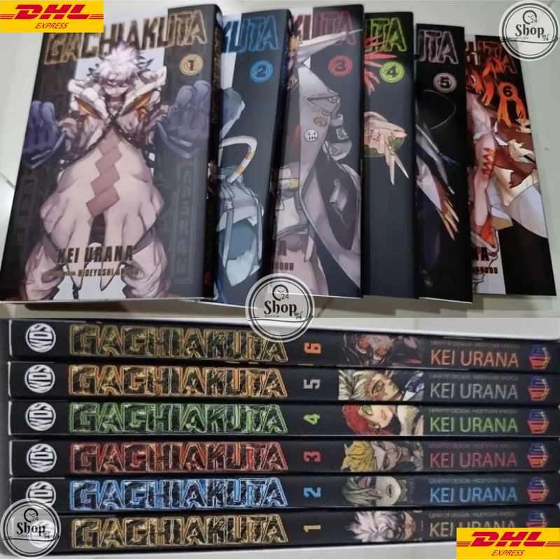 Gachiakuta Manga Vol. 1–6 Full Set English Version By Kei Urana