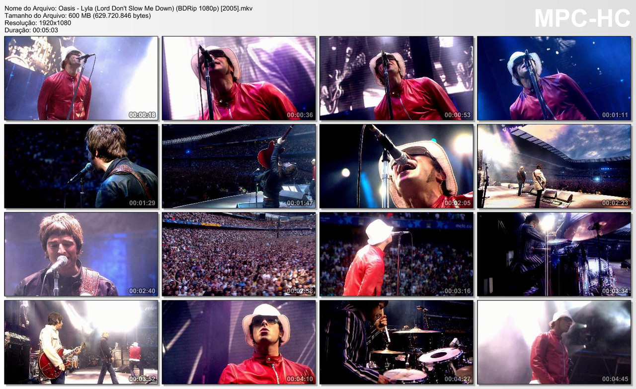 Oasis - Lyla (Lord Don't Slow Me Down) (BDRip 1080p) [2005]
