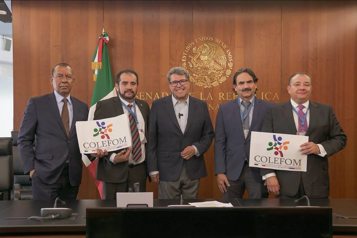 Ricardo Monreal impulsará agenda a favor de los migrantes 