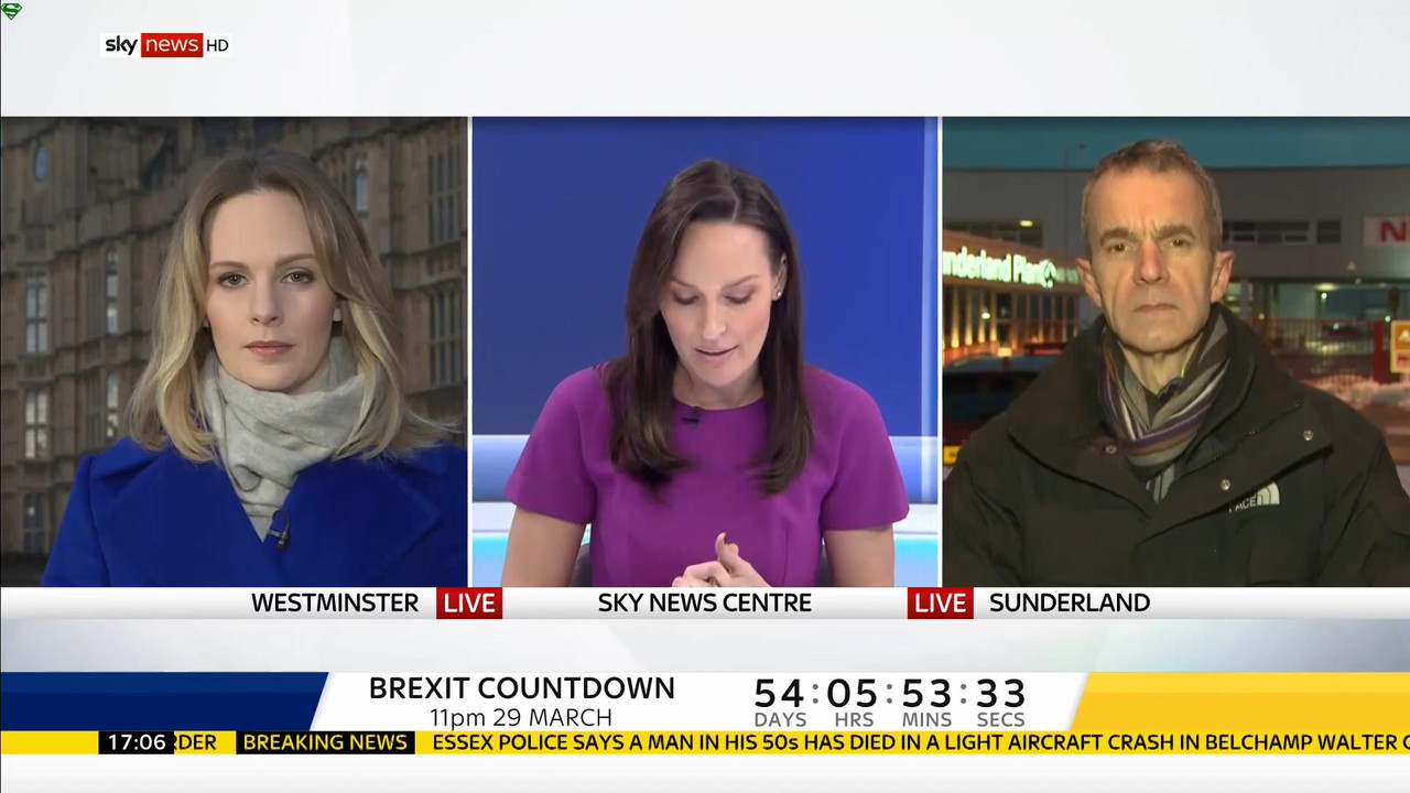 03 February - 17.00.00 - Sky News. A round-up of all the day's m
