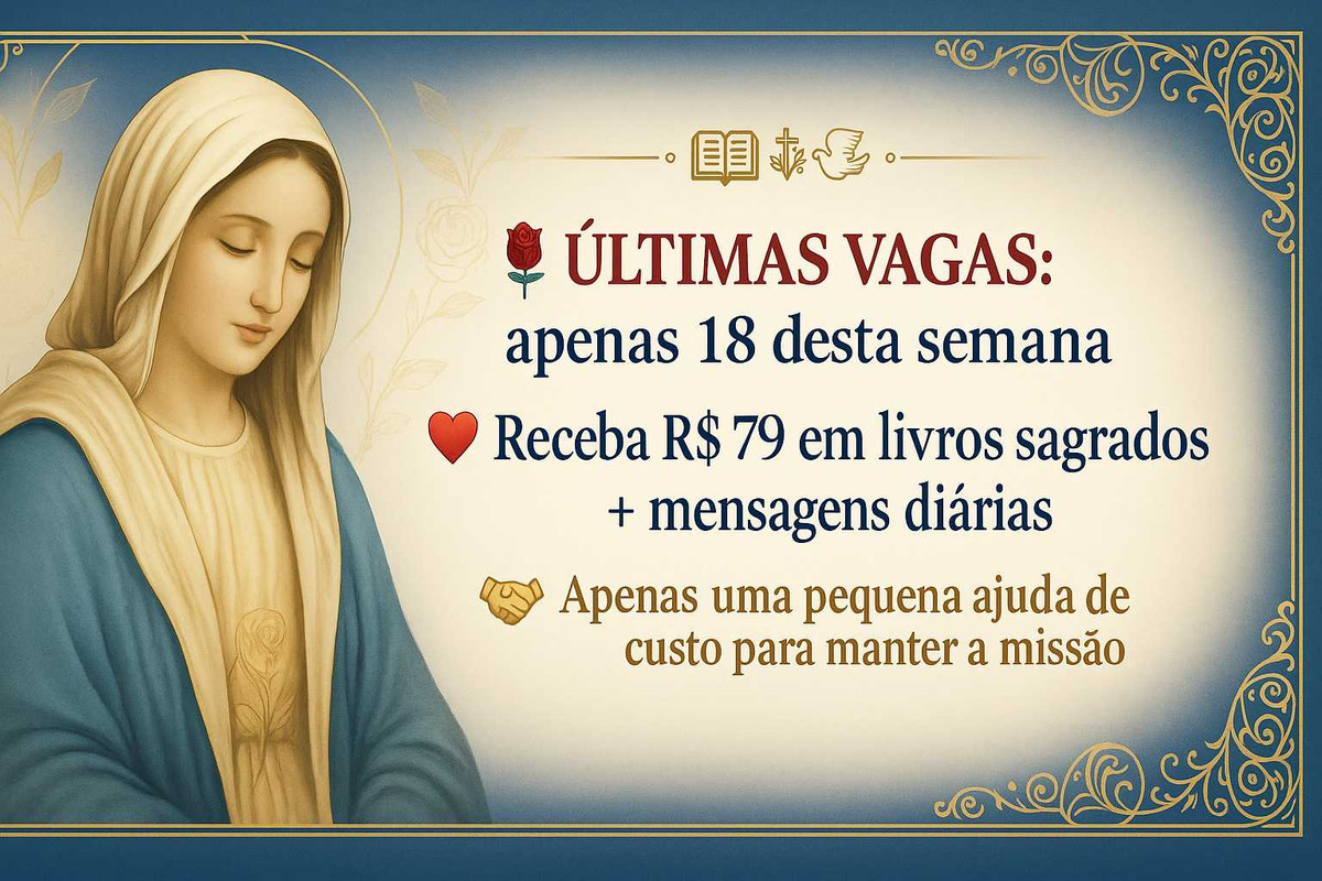 Sua jornada de Fé começa agora - Mystical Rose Club com mensagens de fé no WhatsApp