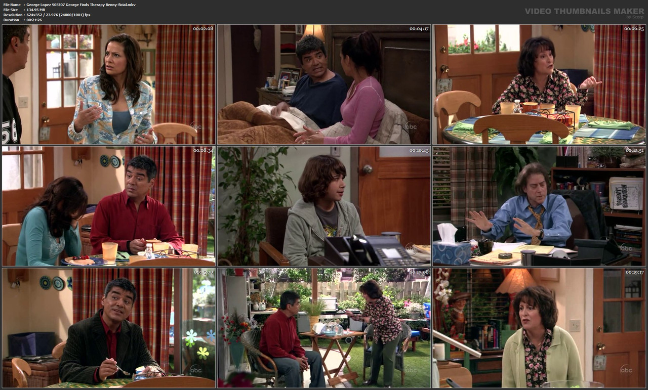George Lopez S05E07 George Finds Therapy Benny-ficial.mkv
