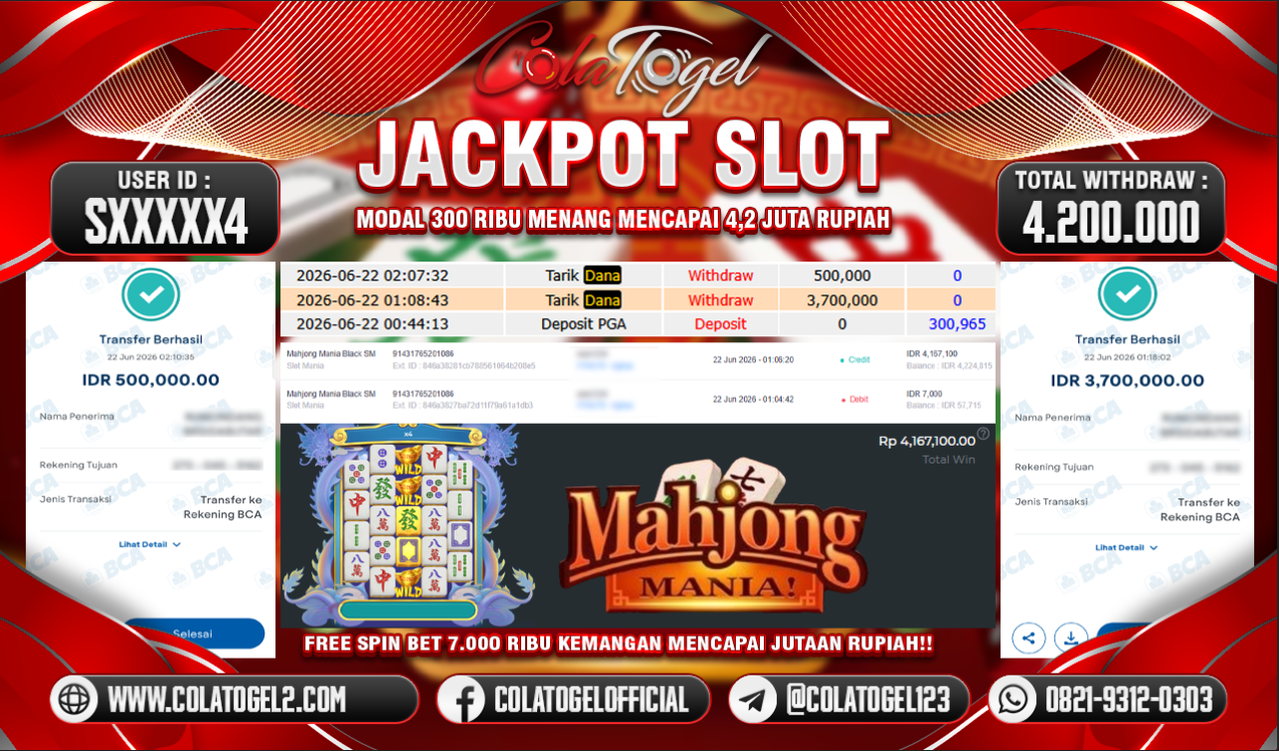 JACKPOT SLOT GACOR!!