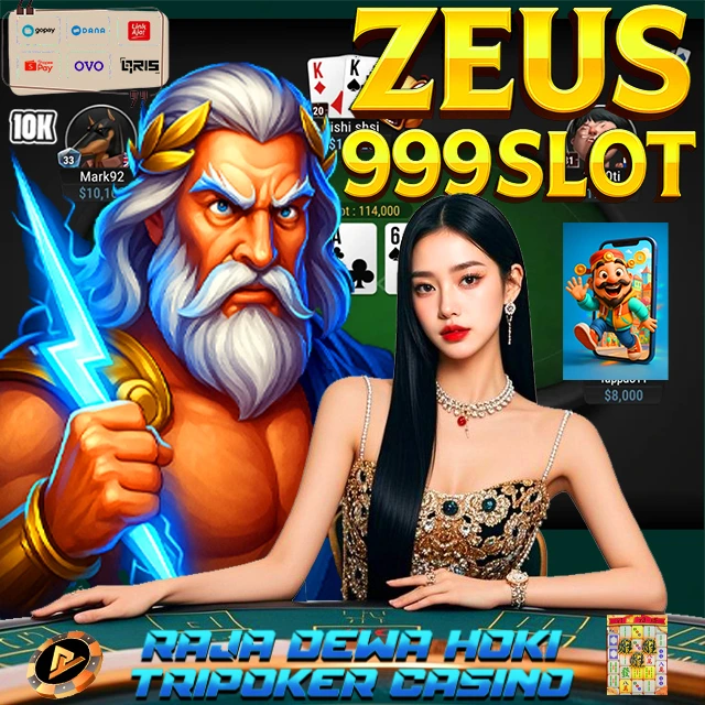 ZEUS999SLOT: Rekomendasi Link Raja Dewa Hoki Zeus 999 Slot dan Situs Tripoker Casino Gacor