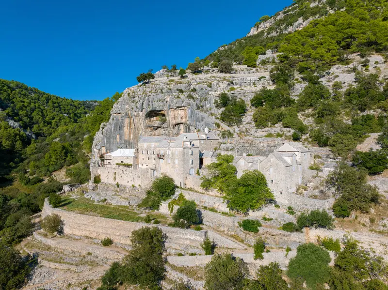 dominican monastery hermitage blaca brac island croatia dominican monastery hermitage blaca brac isl