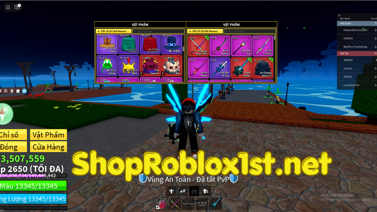 Acc blox fruits SANGUINE ART + V4 CYBORG Full Gear