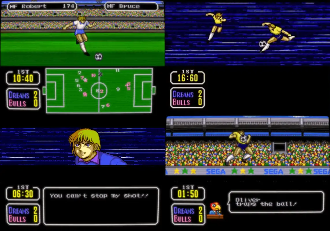 cover Mega drive Tecmo Cup Football Game