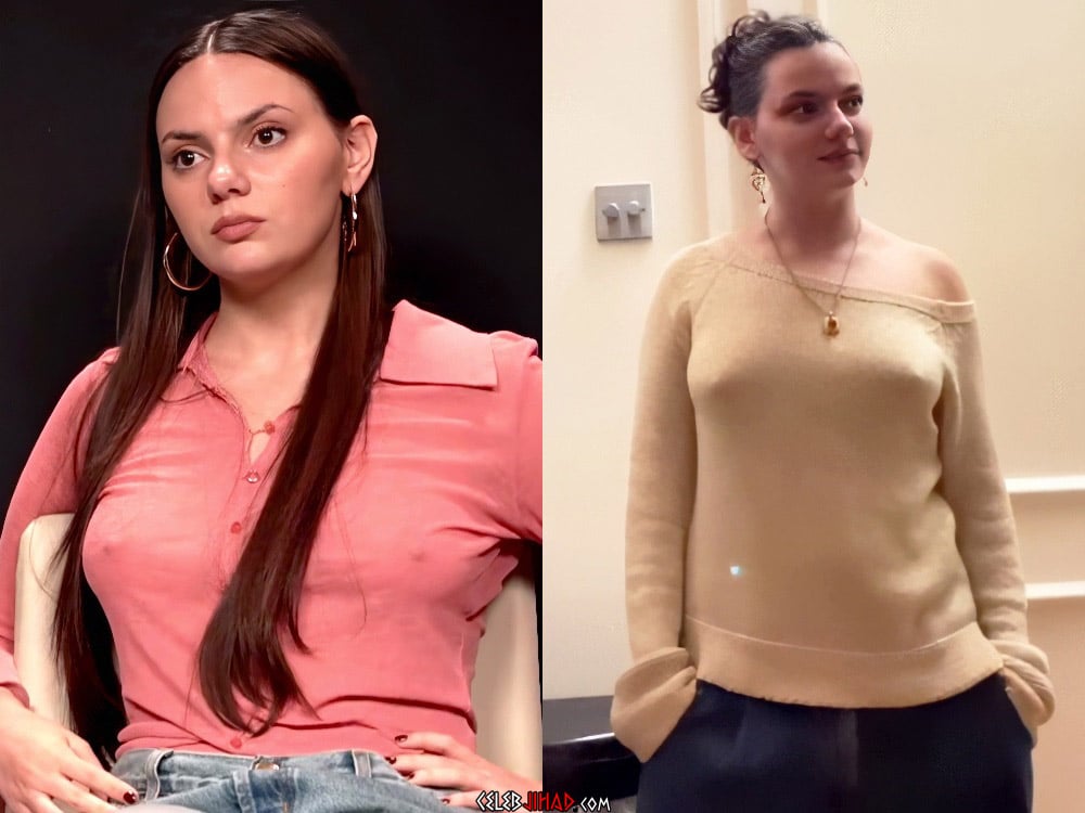 dafne-keen-nip-pokies-braless