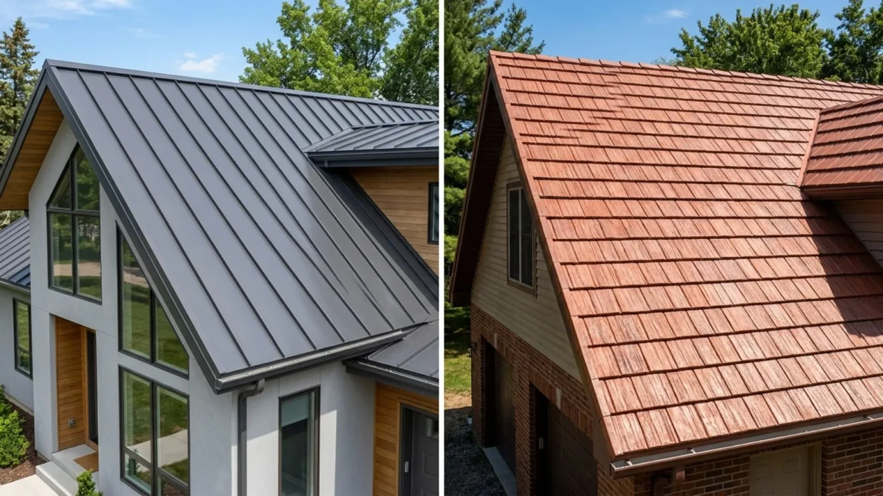 Aluminum roofing panel types comparison