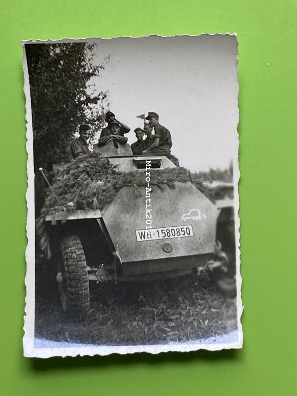 Foto, Wk2, Schützenpanzerwagen Sd.Kfz. 251 in Italien 1943, Zug Trupp 3