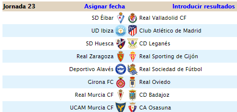 Jornada 23 (19 - 11) Jornada-23