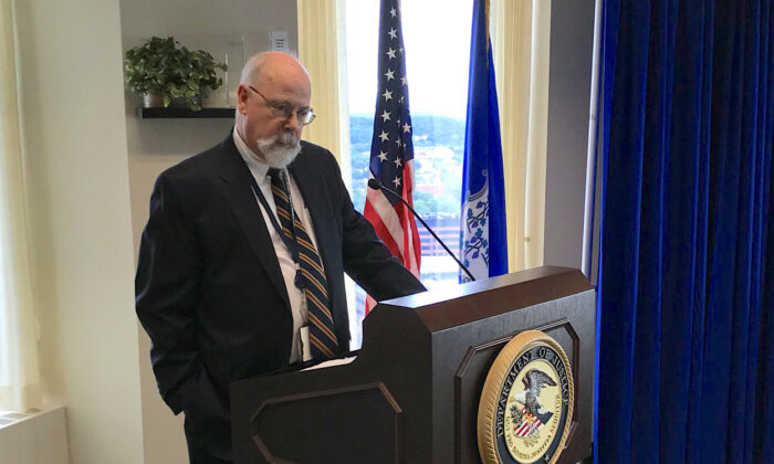 John Durham speaks at the Connecticut Securities Commodities Investor Fraud Working Group annual