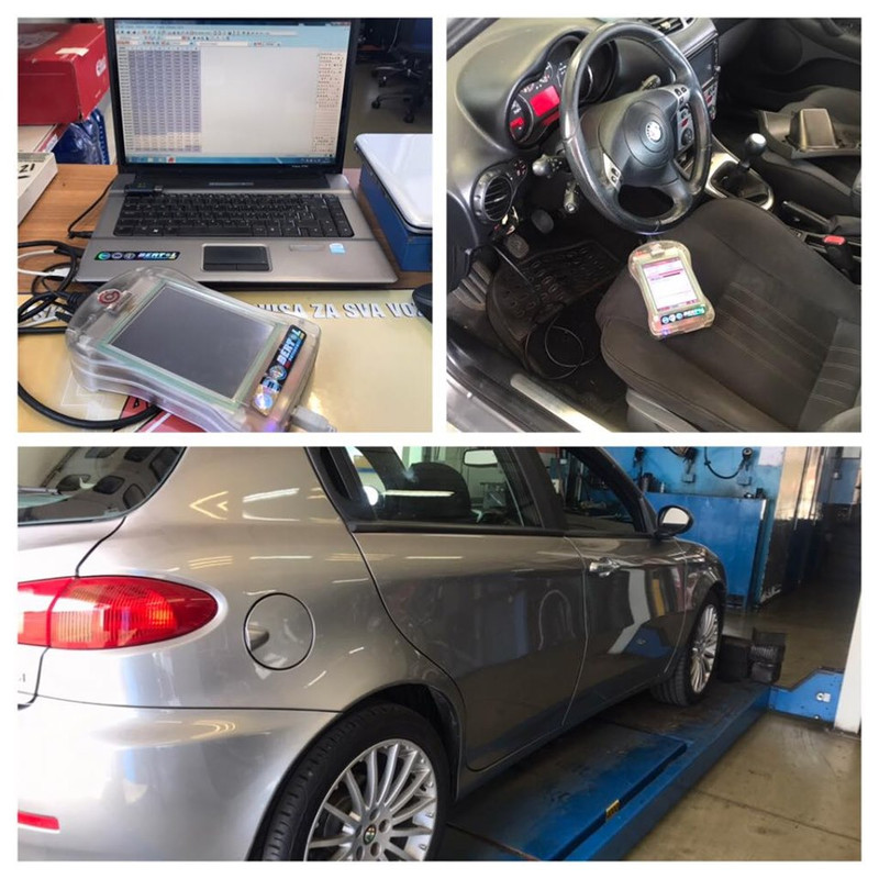 AR 147 1.9 16V Chip 20%, EGR, DPF i regeneracije off