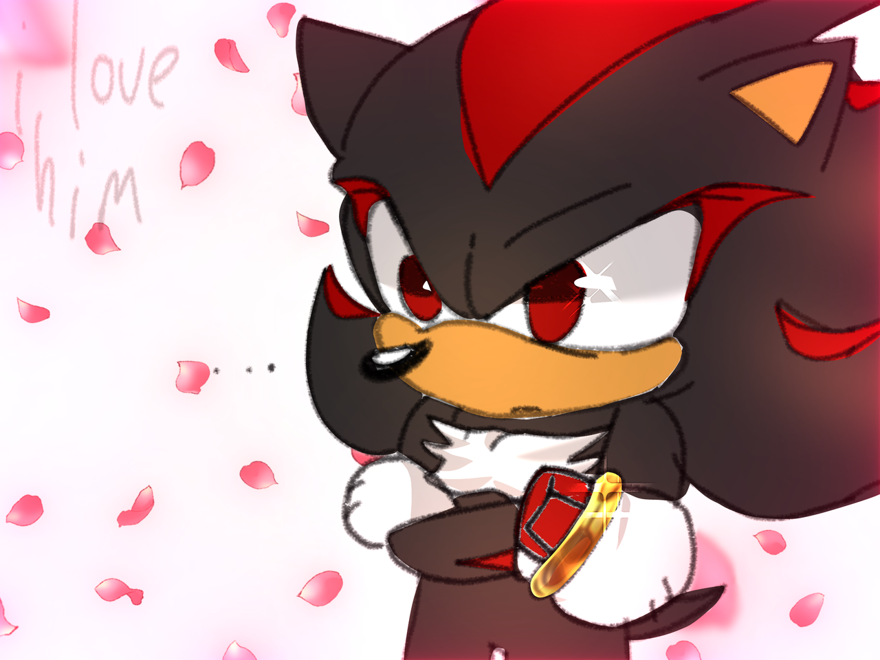 made on 11/16/25 - relatively non freaked out piece . i love him ♡ yes the flowers were necessary