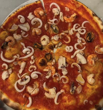 Pizza frutti di mare