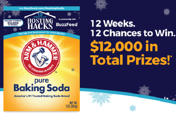 Enter the Arm & Hammer 12 Weeks of Hosting Hacks Sweepstakes – Win ,000
