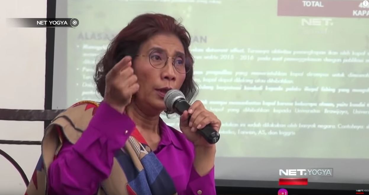Menteri Kelautan dan Perikanan Susi Pudjiastuti