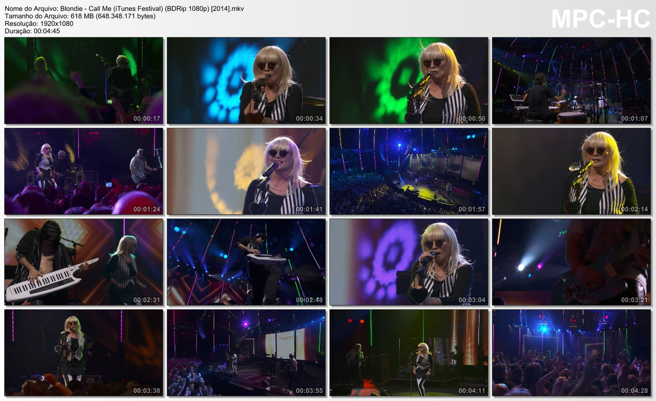 Blondie - Call Me (iTunes Festival) (BDRip 1080p) [2014]