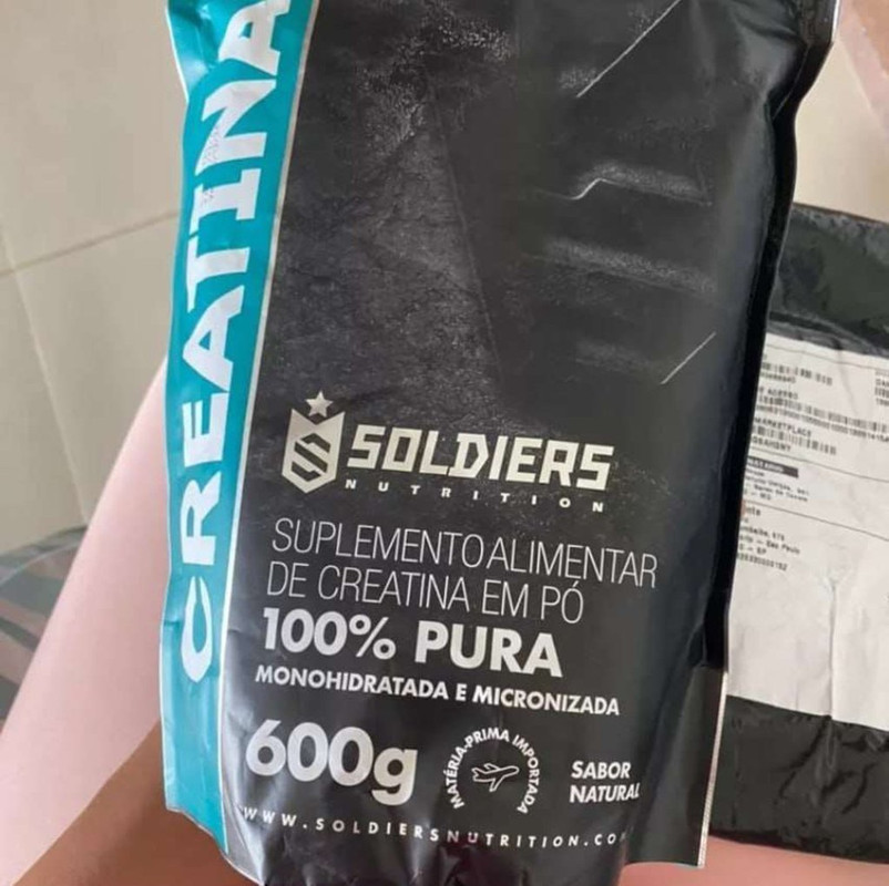 Creatina Monohidratada 600g – 100% Pura – Soldiers Nutrition
