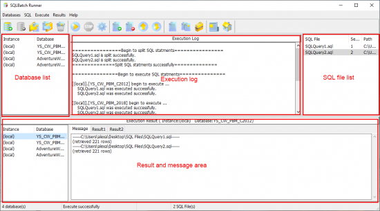 AmGoData SQLBatch Runner 1.5.2 AmGoData SQLBatch Runner 1.5.2