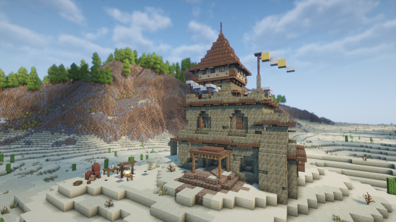 Asbat-Badhl Outpost - Realistic Medieval Kingdoms Outpost | Medieval Unlimited Server Minecraft Map