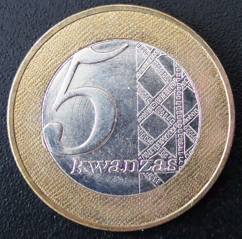 ANG. 5 Kwanzas (2012) - rev