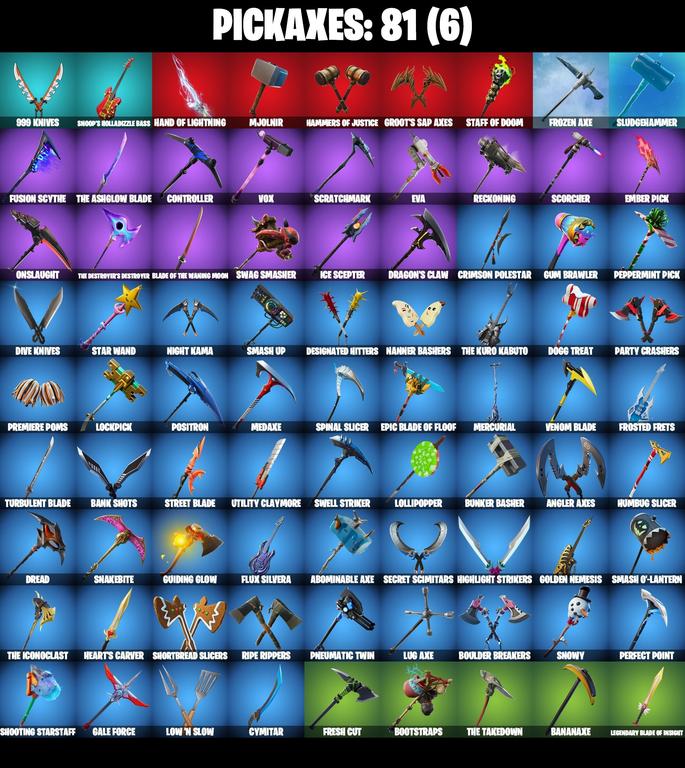 pickaxes comp