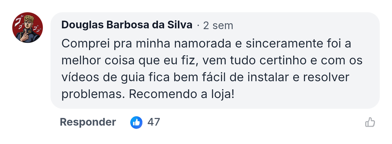 Comentário de cliente 5
