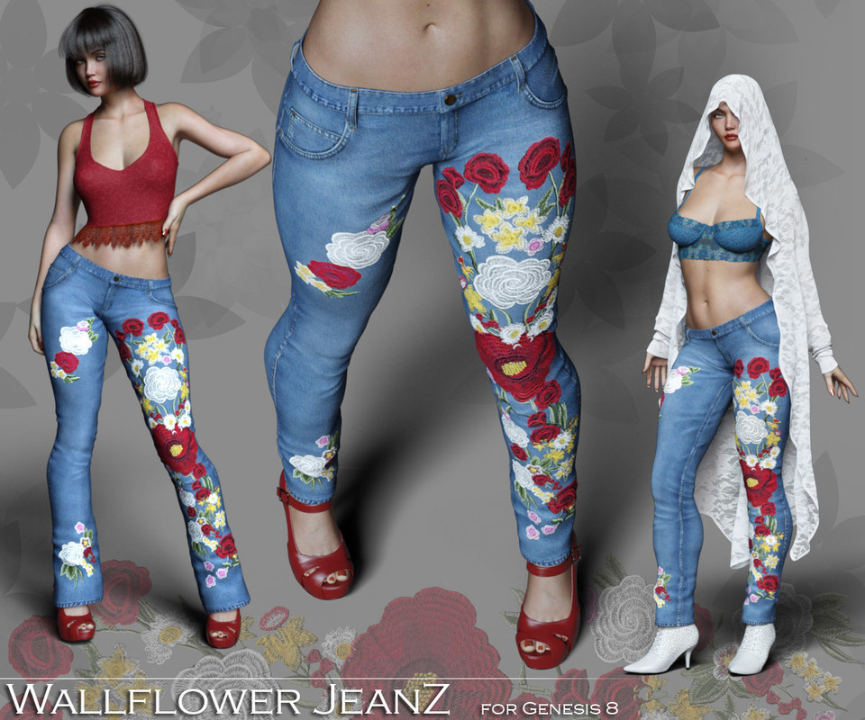 Wallflower JeanZ for Genesis 8