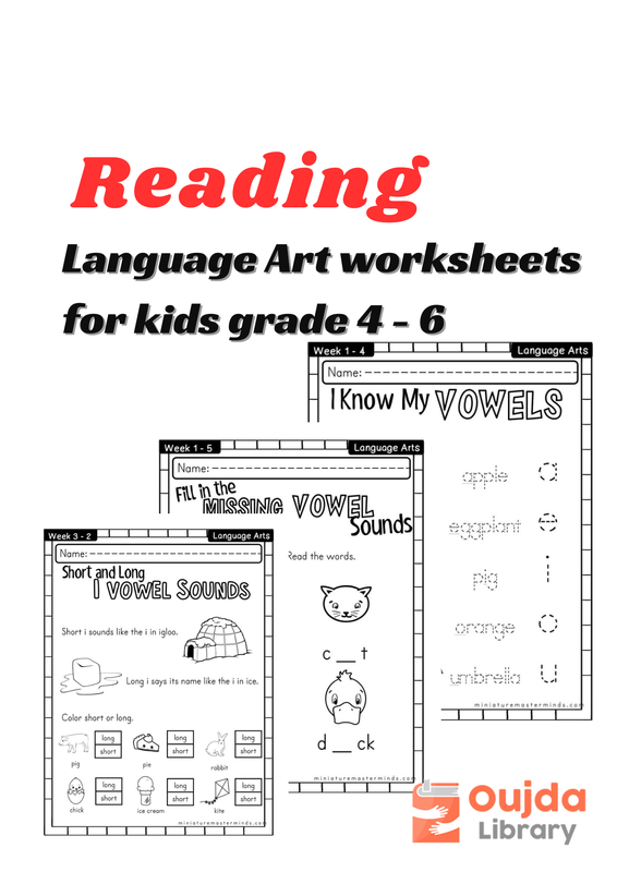 Download Language Art worksheets for kids grade 4 - 6 PDF or Ebook ePub For Free with | Phenomny Books