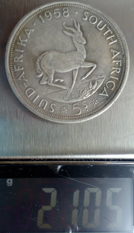 1958 5 шилингов Южная Африка 1 3
